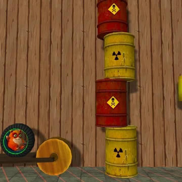 «Хо-Мяч» — увлекательная аркада про смышлёного хомяка и его изобретение - «хомицикл», с прикольной физикой и сотнями интересных уровней!