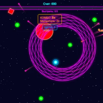 Неоновое Уклонение — захватывающая браузерная аркада в неоновом стиле, которая проверит вашу реакцию! Погрузитесь в атмосферный мир ярких неоновых огней.