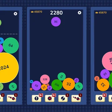 Увлекательная головоломка про слияние шаров в погоне за максимальным количеством очков и заветной 2048!