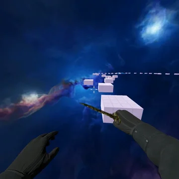 Легендарный баннихоп и сёрф как в Counter Strike перенесен в браузерную онлайн игру "Bunnyhop и Surf Карты", где можно проходить карты соревнуясь с игроками.