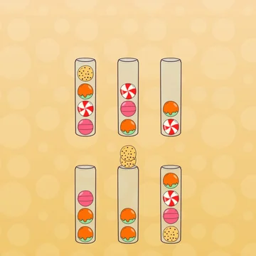 Попробуйте себя в роли сортировщика на кондитерской фабрике. В этой игре-головоломке вам нужно распределить конфеты по колбам, упаковать и отправить заказ. Готовы погрузиться в сладкий мир? Играйте онлайн бесплатно с ПК или смартфона.