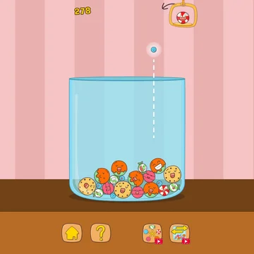 Пришло время для настоящего веселья! Погрузитесь в мир сладостей и вкусных десертов вместе с игрой в жанре «соединяй» и «2048». Здесь важна точность каждого действия, поэтому будьте внимательны. Собирайте одинаковые вкусняшки, получайте заслуженные очки и становитесь лидером в каждом топе. Головоломка увлечет как взрослых, так и детей. Играйте в любом месте бесплатно и без регистрации. 