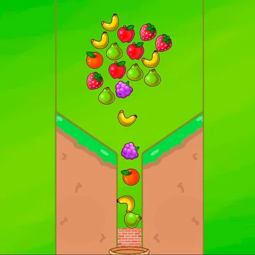 Инновационная головоломка с физикой падения. Коснитесь фрукта, чтобы удалить. Продумайте порядок — уровень проверит ваш интеллект.