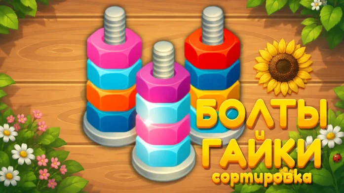 Болты и Гайки - Сортировка на Пикабу Игры