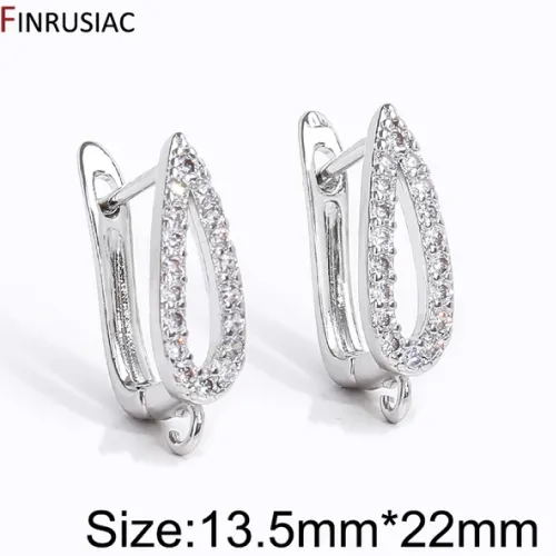 Сережки FINRUSIAC с цирконами