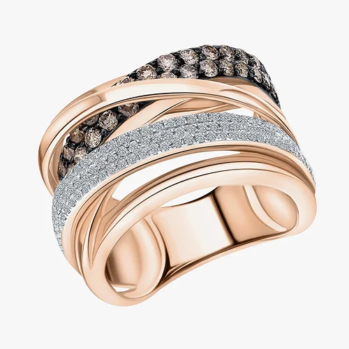 Золотое кольцо с бриллиантами