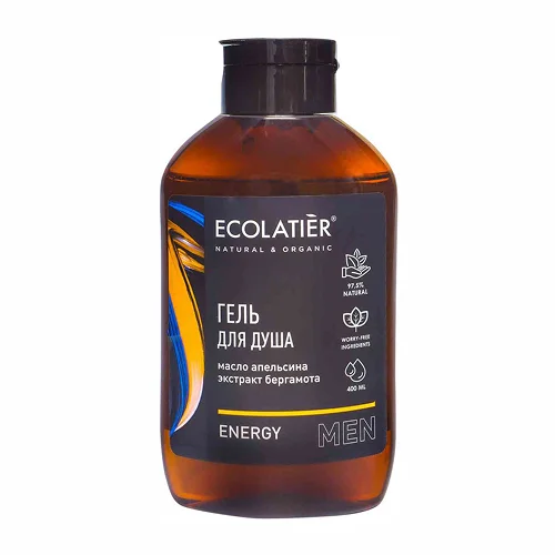 Гель для душа Ecolatier Men Energy, 400мл