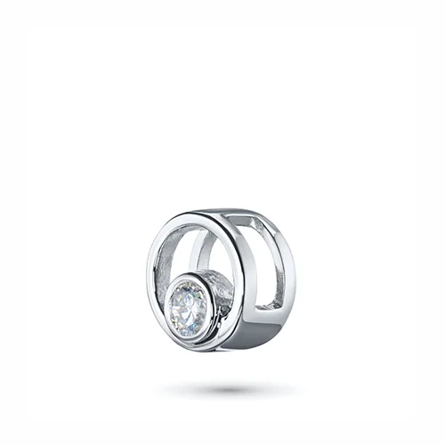 Подвеска из серебра с бриллиантом