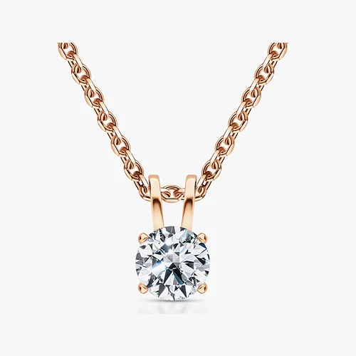 Золотая подвеска с фианитами