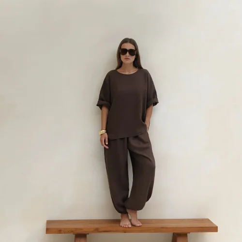 Льняной костюм Uluwatu