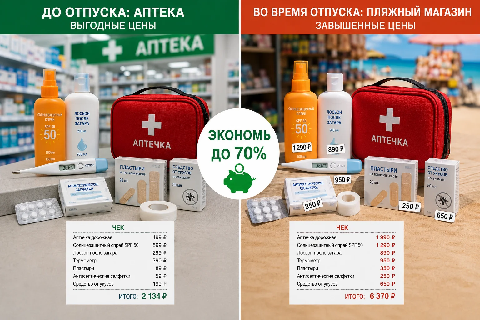 Что купить заранее, а что можно не брать