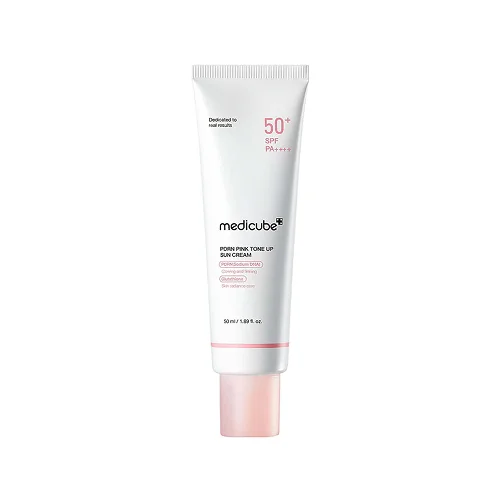 Тонирующий солнцезащитный крем medicube PDRN Pink Tone Up Sun Cream SPF50+ PA++++
